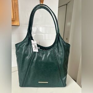 Brahmín Iona juniper green soft genuine leather